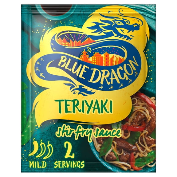 Blue Dragon Teriyaki Stir Fry Sauce 120G, Imported from Britain