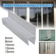 2Pc 50Cm Replacement Seal Shower Shower Door Seal 6/8/10/12/15Mm Water