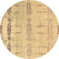 thumbnail image 1 of Ahgly Company Indoor Round Oriental Brown Industrial Area Rugs, 5' Round, 1 of 4