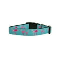 thumbnail image 3 of Pet Dog  Cat Nylon Collar or Leash, "Pink Flamingos", 3 of 3