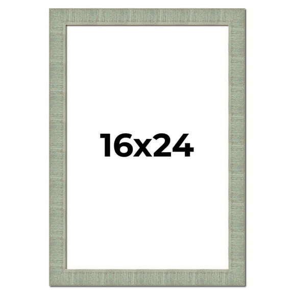 16x24 Frame Green Desert Pear Solid Wood Picture Frame | 1.625 Inch Moulding Width | Interior Frame