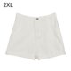 thumbnail image 1 of Pantalones cortos casuales Pantalones cortos sueltos de mujer Pantalones cortos de pierna ancha de cintura alta, Blanco, XXL tholdsy AP001507-05B, 1 of 7