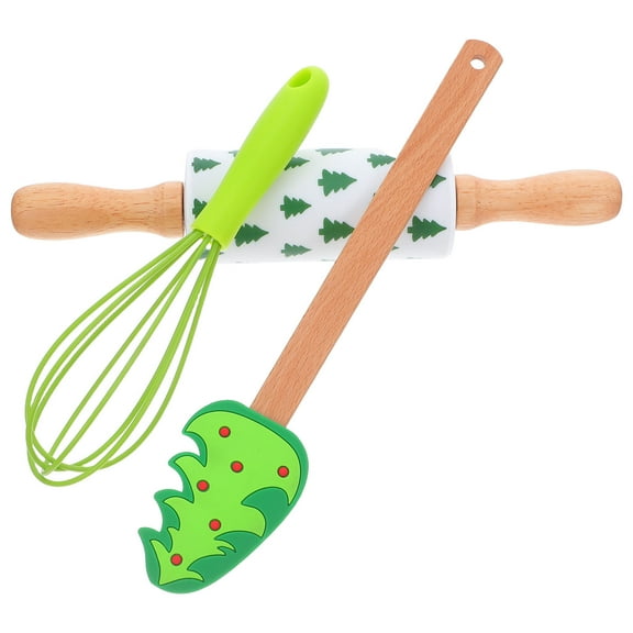 OFFIGAM 3-Piece Silicone Rolling Pin Set for Kitchen Baking Supplies and Holiday Cooking Tools