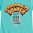 thumbnail image 3 of Instant Message - Problem Solver - Toddler & Youth Girls Short Sleeve Graphic T-Shirt, 3 of 6