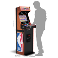 thumbnail image 3 of Arcade1Up NBA Jam Deluxe 2-Player Control Panel Arcade Machine - 3 Classic Games, Retro Game Console for Home, Tall Cabinet with 17-Inch Screen, Stand Up Video Game for Game Room, 3 of 10