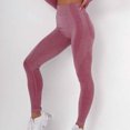 thumbnail image 4 of Pantalones de Yoga Para Mujer, Acanalados, Sin Mangas, Cintura Alta, Pantalones Cortos de Cintura Alta, Pantalones Ajustados Para Levantar La Cadera Odeerbi ODB-4, 4 of 6