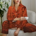thumbnail image 6 of Haiem Spider Web Pattern Women’s Long-sleeve Sleepwear,Sleepwear Set,2-piece Loungewear Set,Soft PJs Comfy Nightwear with Pockets-XX-Large, 6 of 7
