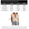 thumbnail image 2 of Cap Sleeve Tops for Women Sleeveless Tank Tops Summer Casual V Neck Knit Striped Pullover Sweater Vest Alsol Lamesa, 2 of 2