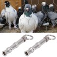 thumbnail image 4 of Pet 2 Uds Silbato Ultrasónico De Acero Inoxidable Herramienta De Entrenamiento Portátil Para Perros Palomas Pájaros, 4 of 7