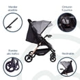 thumbnail image 3 of Carriola Bebesit City Reversible Gris 2 en 1 Reclinable Compacto Cinturón 5 Puntos Desde Nacimiento, 3 of 8