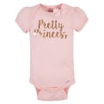 thumbnail image 3 of Gerber Baby Girls Short Sleeve Bodysuits, 5-Pack (Preemie-24 Months), 3 of 7