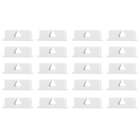 20 Portalápices Adhesivos para Sujetar el Portapapeles en el Aula, de Silicona, Color .