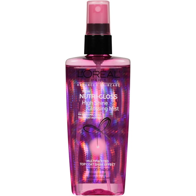 L'Oreal Paris Advanced Haircare Nutrigloss High Shine Glossing Mist 3.4 FL OZ