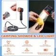 thumbnail image 3 of KANCOKIT Portable Shower for Camping, Rechargeable Electric Shower Pump with LED Light & Filter for Outdoor Camp, RV, Travel, 3 of 8