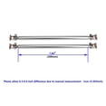 thumbnail image 2 of Racing Adjustable Adhensive Front Rear Bumper Lip Support Strut Brace Tie Pull Bar Kit 75/100/150/200mm 1 Pair, 2 of 7
