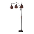thumbnail image 2 of Artifact Natural Mica 3 Light Arc Floor Lamp 86 Inch Expresso Bronze, 2 of 10