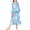 Light Blue, variant on UQJfacai Girls Ruffle Maxi Dress Tie Dye Long Sleeve Crewneck Casual Flowy Tiered Dress with Pockets Party Holiday Outfits 4-15 Years