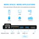 thumbnail image 5 of Reemplazo para Microsoft Surface Pro 3/4/5/6 USB 3.0 Hub Lector de tarjetas TF / SD DP 4K HD Convertidor Adaptador Estación de acoplamiento Inevent DZ7739-01, 5 of 7