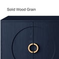 thumbnail image 6 of 4 Door Sideboard Cabinet in Matte Navy Blue / Adjustable Shelves for Kitchen Organization, 6 of 6
