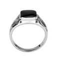 thumbnail image 5 of Anillo Color Plata Para Hombres de Acero Inoxidable Onyx de Reyes, 5 of 5
