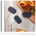 thumbnail image 2 of SEWCHICS Wedding Buffet Labels Cheese Markers Black Paper 16pcs 5.9x3.5x0.04in, 2 of 8