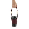 thumbnail image 2 of Ikeay 1*Self-Adhesive Leather Cup Holder, Coffee Cup Holder Tea Cup Protective Sleeve Water Bottle Holder Pu Leather Pouch Outdoor Camping Shopping Travel Cup Sling, Glass&Bottle, 2 of 9