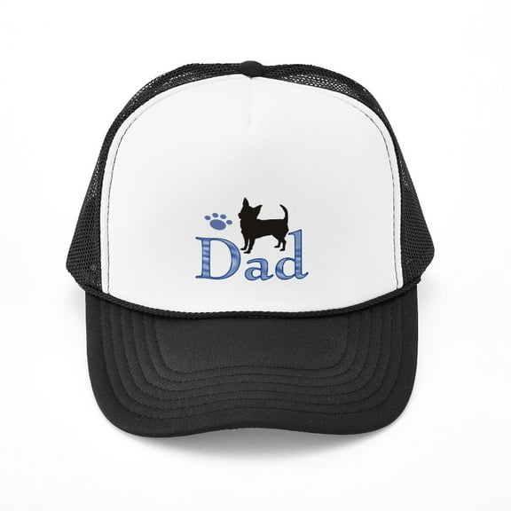 CafePress - Chihuahua Dad 999 - Adjustable Unisex Printed Trucker Hat with Mesh Back