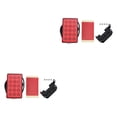 thumbnail image 1 of maskred Car Rear Diffuser Spoiler LED Brake Lights Bumper Cover Lamp For For For Universal Car Red White Black No.02 2Set, 1 of 6