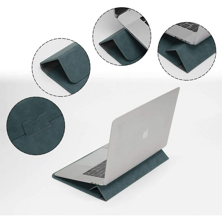 Omnpak Laptop Sleeve for MacBook air 15 Inch 2023 MacBook Pro 15 Inch Laptop Carry Case Universal For M1 M2 Pro with Stand