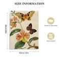 thumbnail image 2 of Nawypu Retro Botanical Butterfly Wall Art Prints, Vintage Butterfly Canvas Wall Art, Butterfly Floral Nature Aesthetic Posters for College Dorm Room Preppy Room Bedroom Decor,, 2 of 5