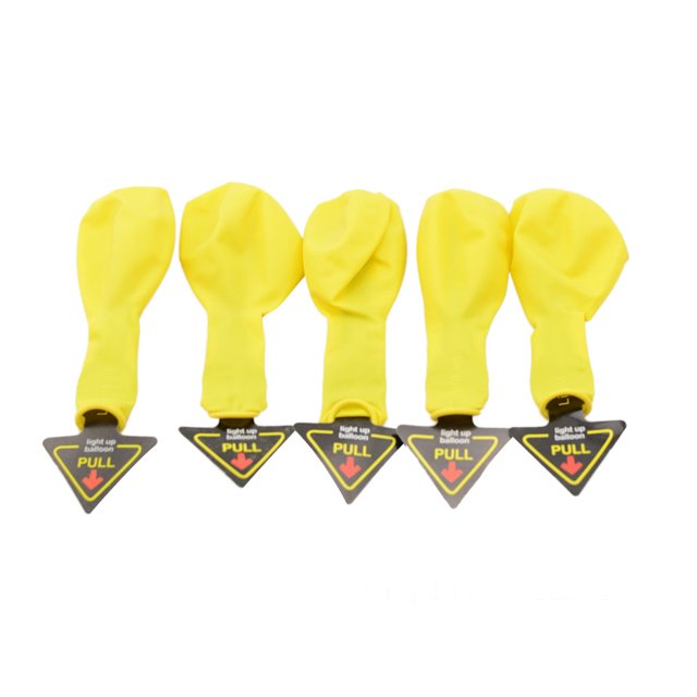5 Piezas LED Globos Intermitentes Navidad Cumpleaños Decoración De La Boda Amarillo Claro Sunnimix Ballon
