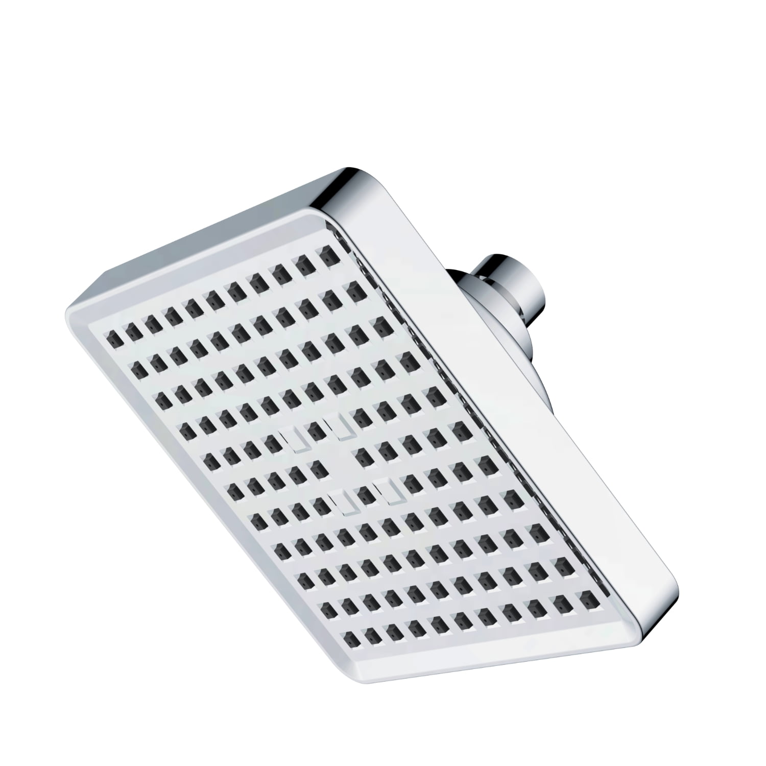 6"  Filter Shower Head with High Pressure Rain Showerhead, Adjustable Brass Ball Joint, Touch-Clean Nozzles, Anti-Clog (ABS, G1/2")