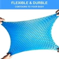 thumbnail image 2 of Large Cooling Gel Seat Cushion, Breathable Honeycomb  Chair Pad with Non-Slip Bottom Cover，car seat cushion，Office seat cushion，Wheelchair cushion, 2 of 8