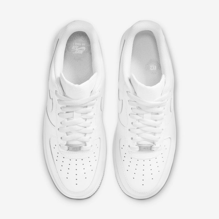 Nike Women's Air Force 1 ’07 25㎝ Nike Air Force 1 07, Women's Basketball Shoes, White Leather