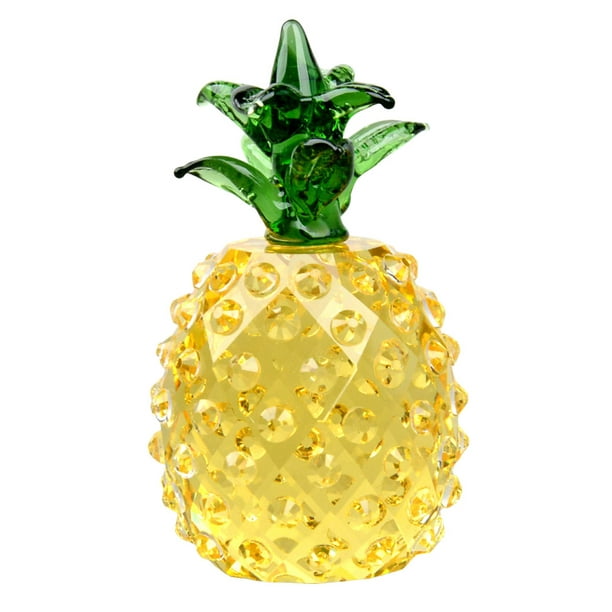 Nuolux 1pc Crystal Pineapple Figurine Decor Ornament Home Decoration Com - Pineapple Home Decor Meaning