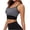 Black, variant on Womens Summer Crop Tank Tops Striped Crew Neck Sleeveless Crossback Camisole Shirts Trendy Casual Slim Fit Blouses