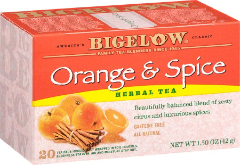 Bigelow Tea Orange and Spice Tea, 20 ct (Pack of 2)