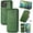 Green, variant on ShellTech for iPhone 8 Plus/7 Plus Premium PU Leather Cash Slot Wallet Case with [Kickstand][Credit Card Holder][Magnetic Closure] Flip Folio Shockproof TPU Cover for Men Women,Blue