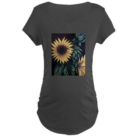 

CafePress - Sunflower Life Maternity T Shirt - Maternity Dark T-Shirt