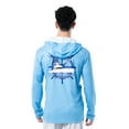 thumbnail image 3 of GH by Guy Harvey Men's Long Sleeve Performance Fishing Graphic Hoodie, Bonnie Blue, L, 3 of 6