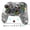Crystal Clear, variant on Wireless Game Controller for Switch/PS/PC/iOS/Android, Black Crack Shell with RGB Light, Programmable M1/M2 Buttons