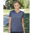 thumbnail image 4 of Augusta XS Ladies Kinergy Training Tee Navy Heather 2805, 4 of 5