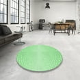 thumbnail image 4 of Ahgly Company Tapis Rectangulaire d'Intérieur Lavable en Machine Vert Transitionnel, 2 Pieds x 3 Pieds, 4 of 7