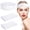 White, variant on Duslogis 25 Pieces Disposable Hairband for Women, Non-woven Fabric Spa Headband for Securing Hair during Facial, Makeup, Travel, Ideal for Beauty Enthusiasts, Makeup Artists (White)