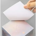 thumbnail image 5 of Rikyo Writing Pads, 4x4 Inch, Lined, Micro Perforated, Blue, 400 Sheets, 5 of 5