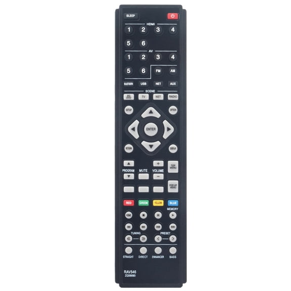 RAV546 ZQ56680 Replace Remote for Yamaha AV Receiver RX-A550 RX-S601D RX-S601