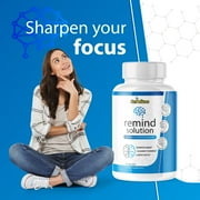 Remind Solution- Sharp Mind/Clear Thinking/Laser Focus- 12 Bottles- 720 Capsules- Dr. Pelican