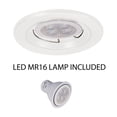 thumbnail image 2 of WAC Lighting 2.5" 1-Light Aluminum Downlight Trim w/ 8W MR16 LED in White, 2 of 3