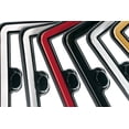 thumbnail image 2 of WeatherTech ClearFrame License Plate Frame, Brushed Stainless / Black, 2 of 4