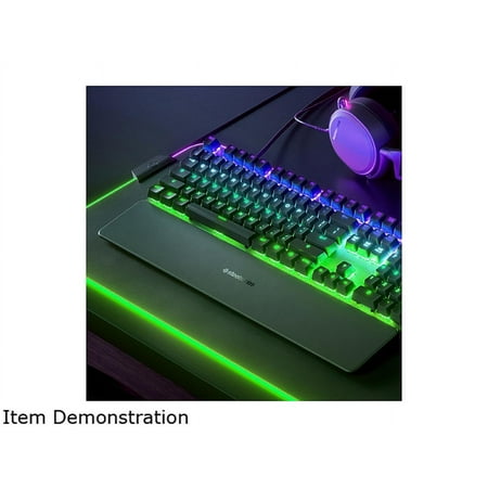 SteelSeries - Apex 7 Full Size Wired Mechanical Brown Tactile Switch Gaming Keyboard with RGB Backlighting - Black